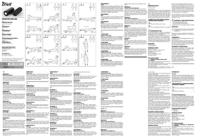 First page image of the manual for IAN 305653