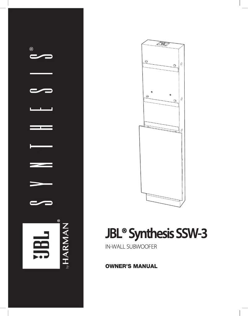 First page image of the manual for SSW-3
