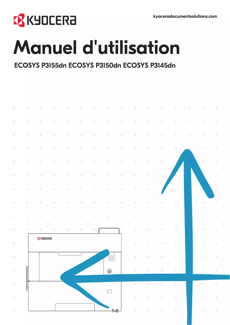 First page image of the manual for ECOSYS P3145dn