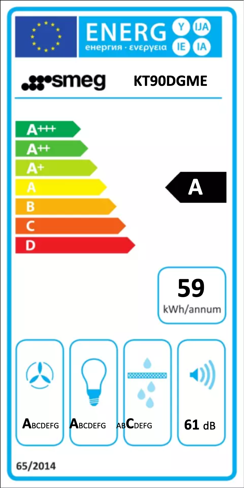 First page image of the manual for KT90DGME