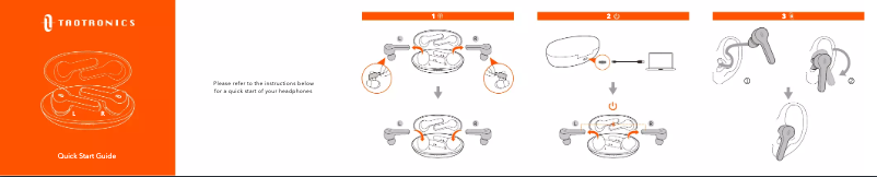 Page 1 of the manual User Manual TaoTronics Earbuds