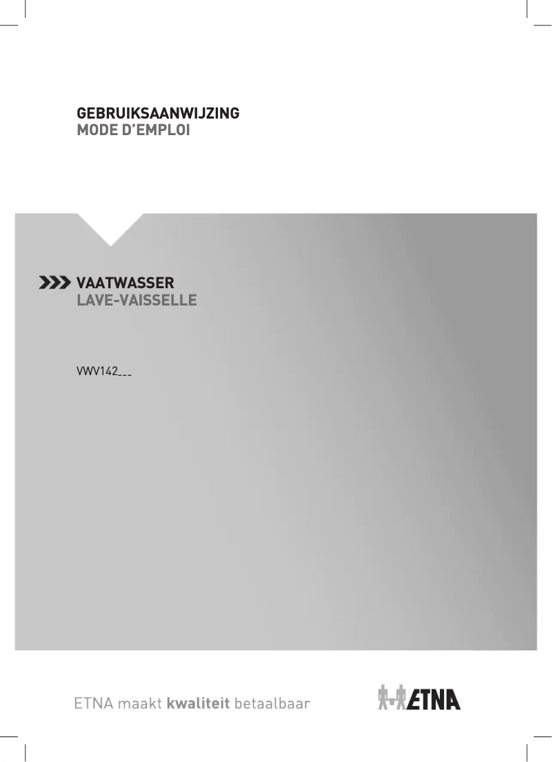 Page 1 of the manual User Manual Etna VWV142RVS