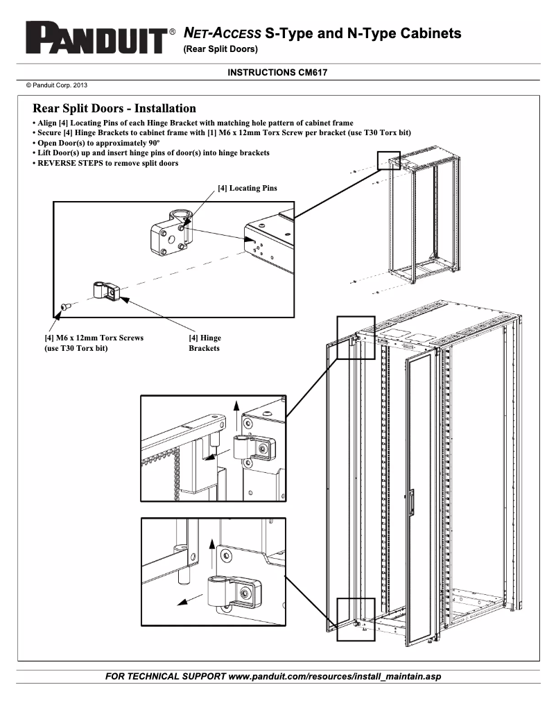 Page 1 of the manual User Manual Panduit SN85SDB