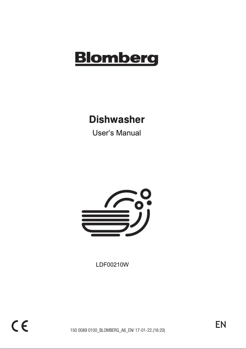 First page image of the manual for LDF00210W