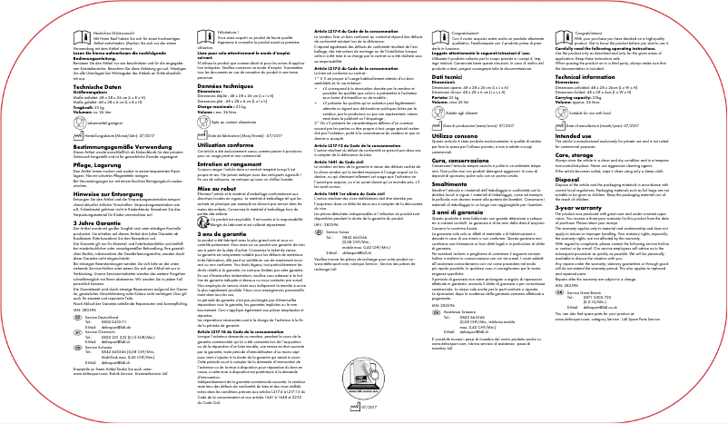 Page 1 of the manual User Manual Topmove IAN 283596