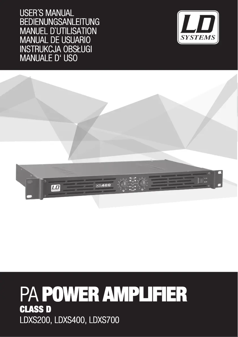 First page image of the manual for XS 200