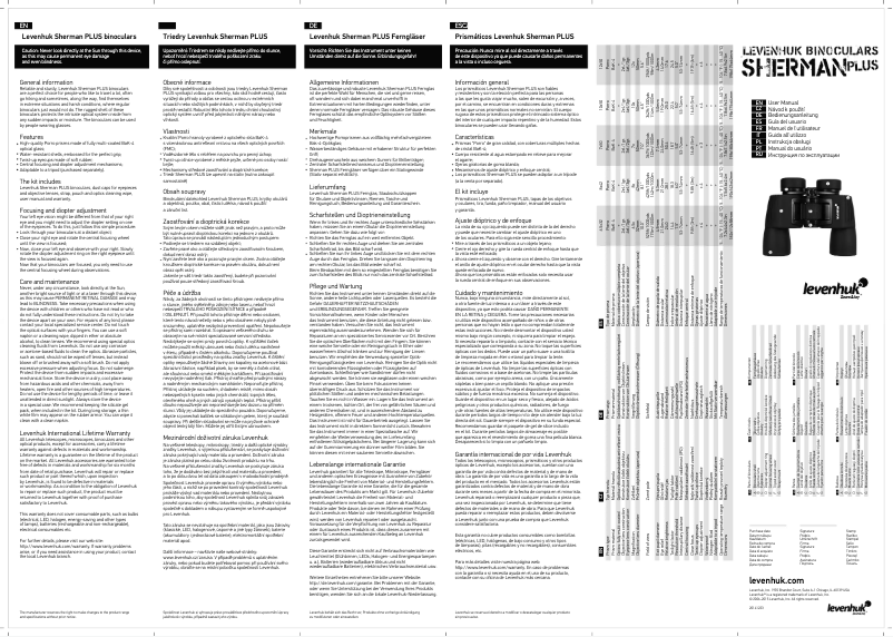 First page image of the manual for Sherman Plus