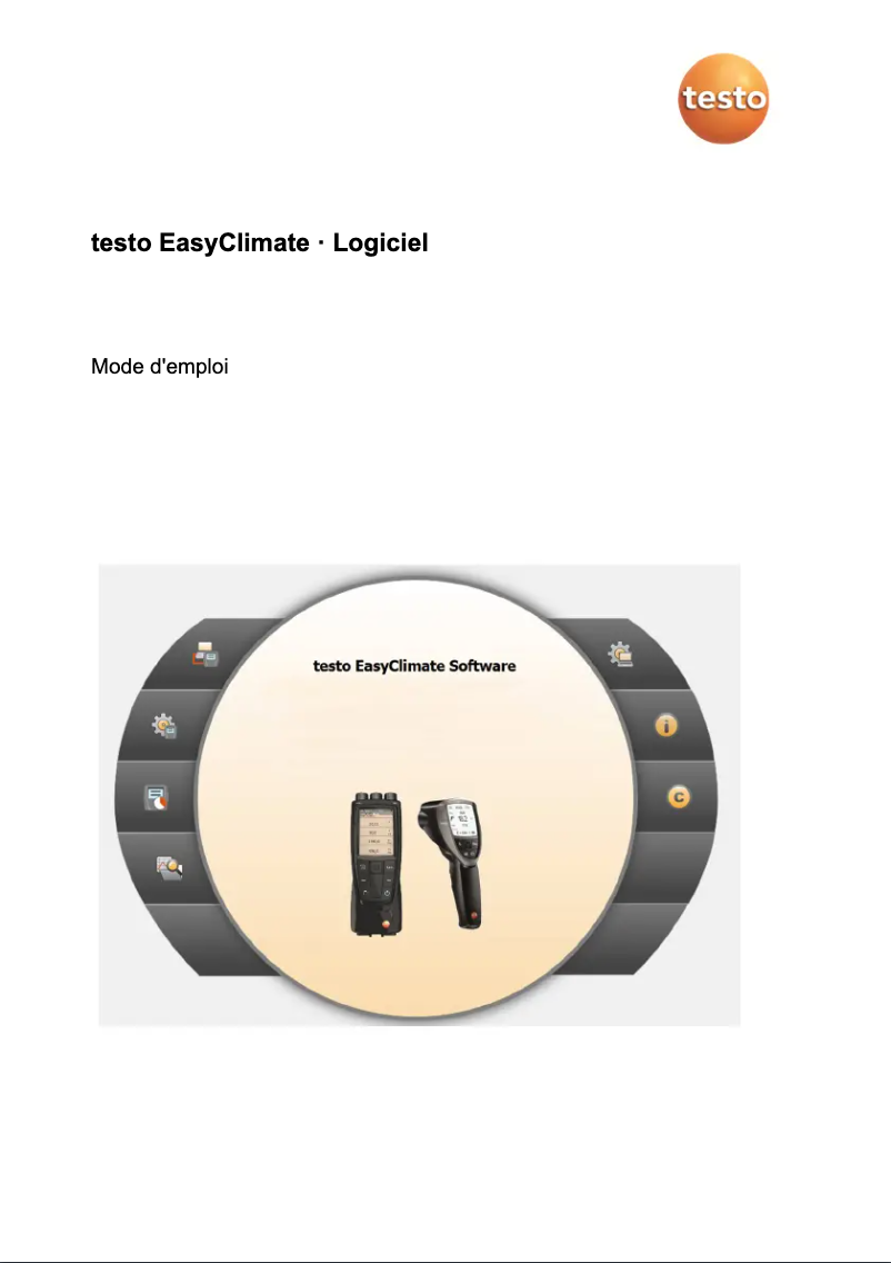 Page 1 of the manual User Manual Testo 835-T1