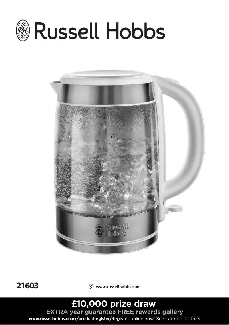 Page 1 de la notice Manuel utilisateur Russell Hobbs Illuminating 21603