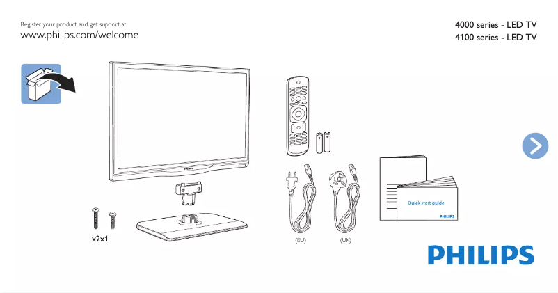 First page image of the manual for 20PHK4109