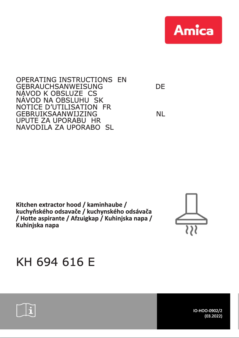 First page image of the manual for KH 694 616 SM