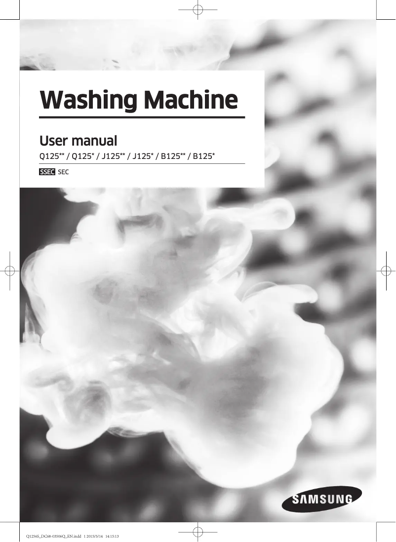First page image of the manual for J1252UU