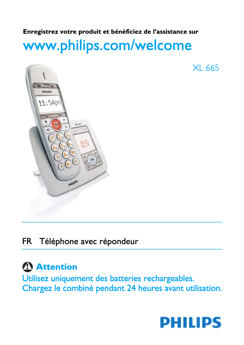 First page image of the manual for XL665