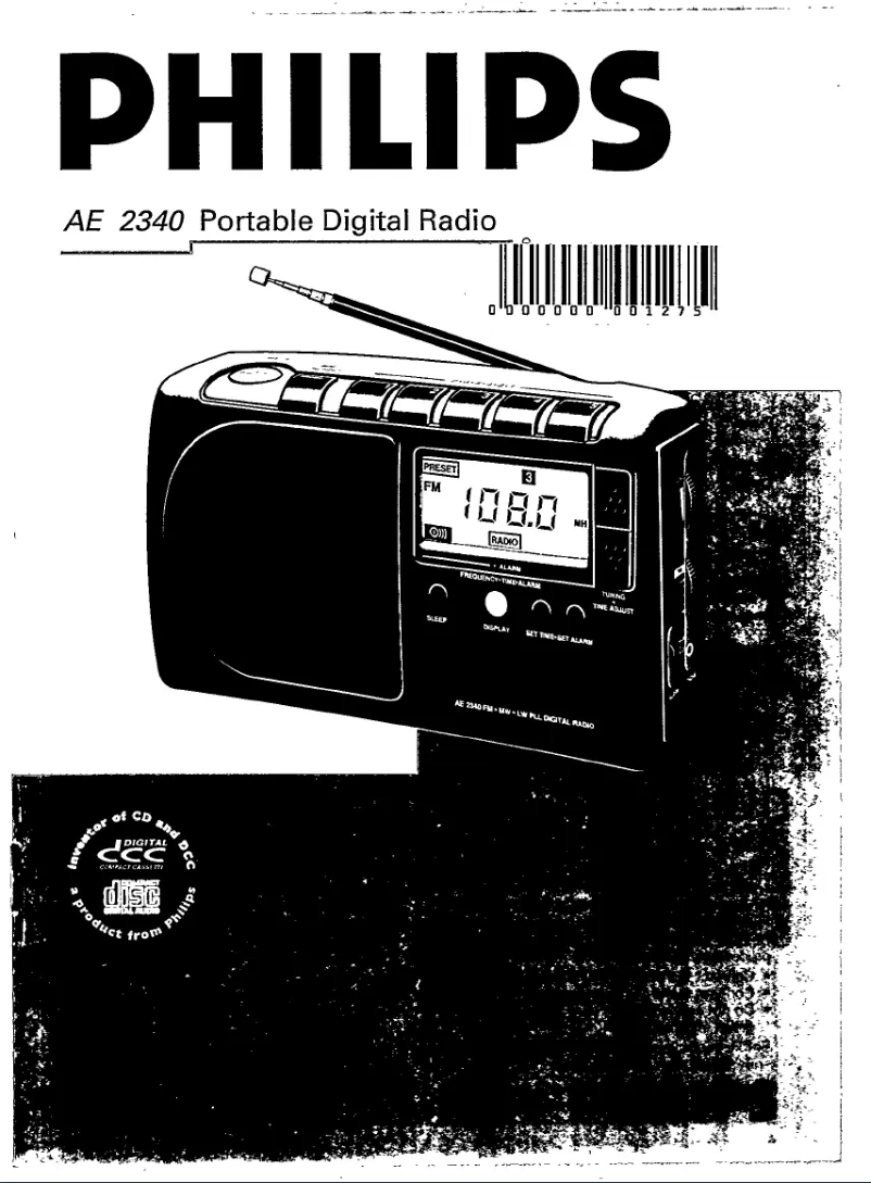 First page image of the manual for AE2340