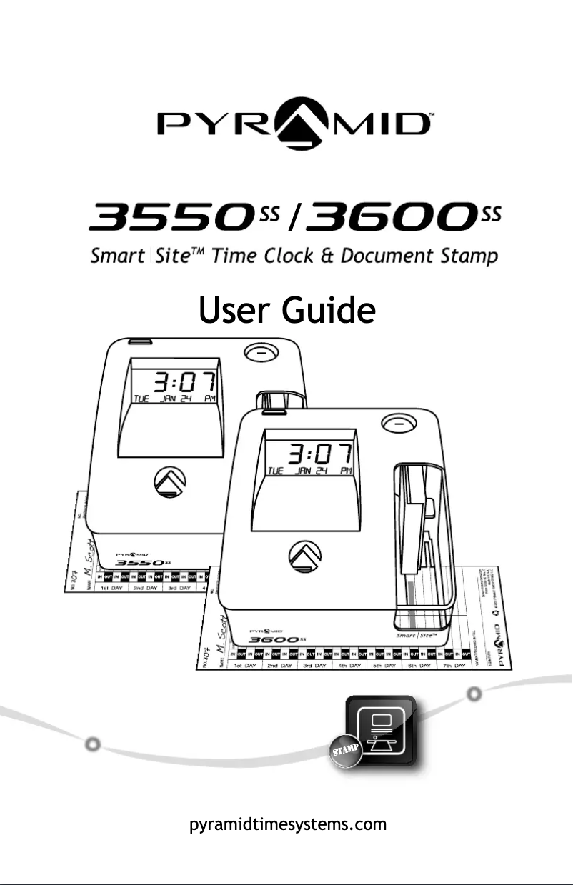 First page image of the manual for 3600SS