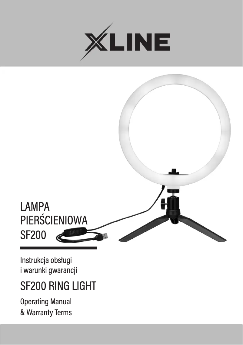 First page image of the manual for SF200