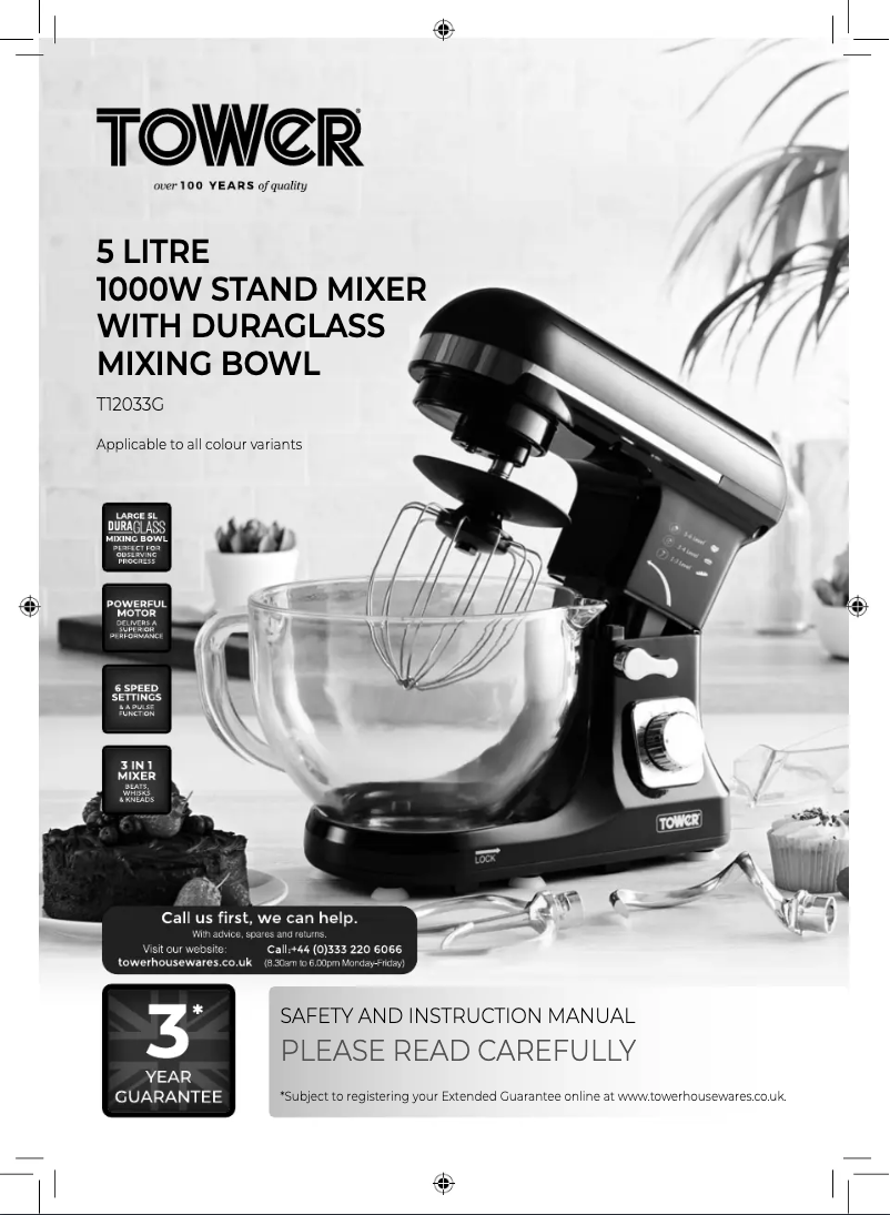 Image de la première page du manuel de l'appareil T12033