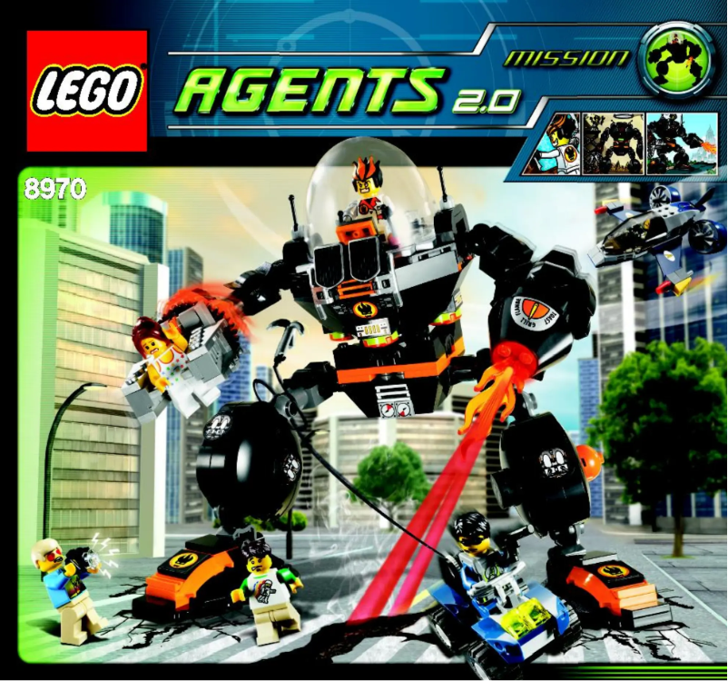 Page 1 of the manual User Manual Lego Agents 8970