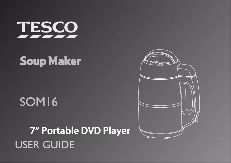 First page image of the manual for SOM16