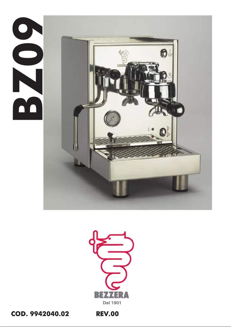 First page image of the manual for BZ09