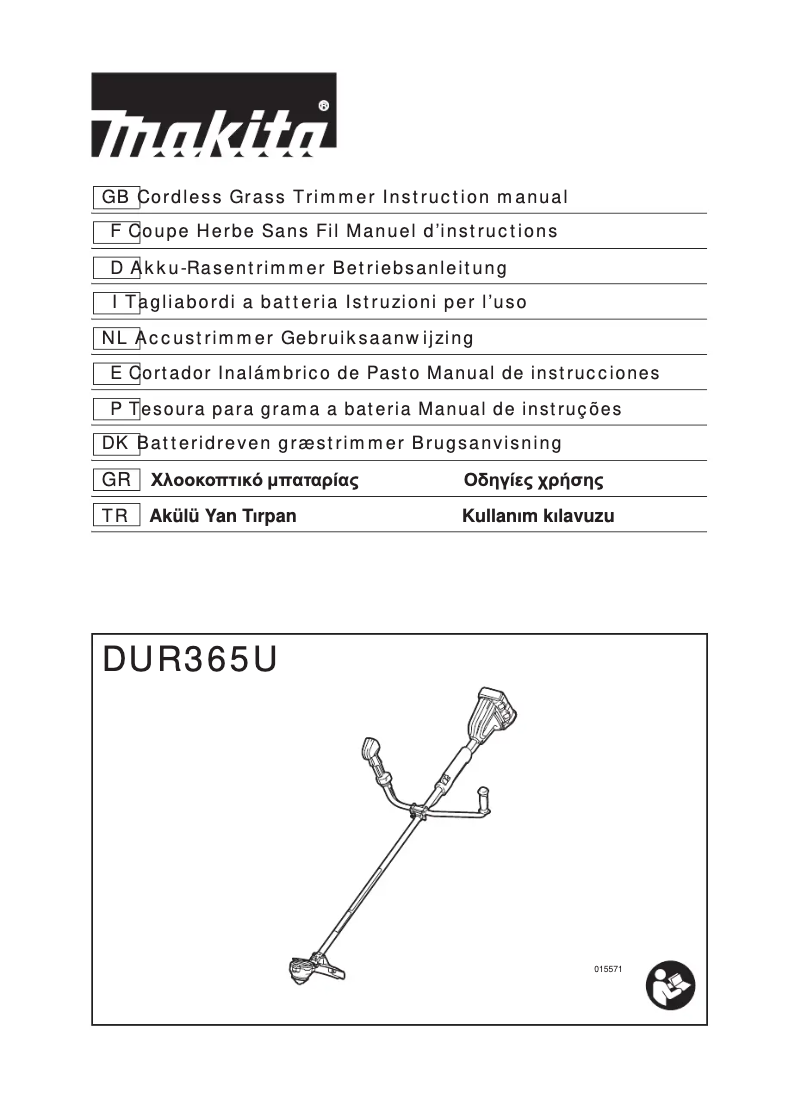 Page 1 of the manual User Manual Makita DUR365U