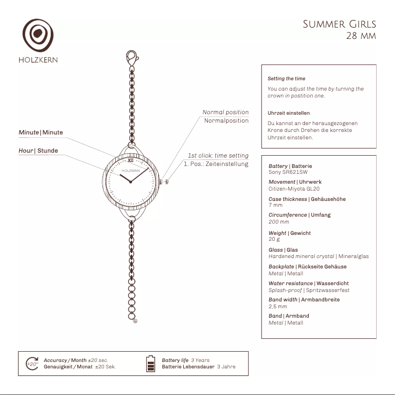 First page image of the manual for Buttons