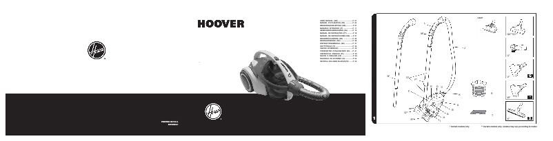 Page 1 of the manual User Manual Hoover SprintEVO