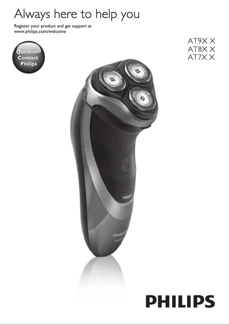 First page image of the manual for AquaTouch AT760