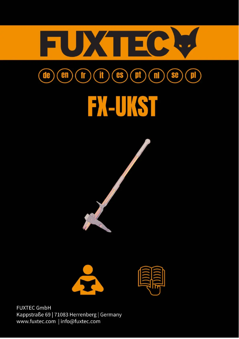 First page image of the manual for FX-UKST