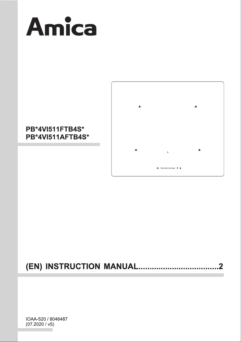 Page 1 of the manual User Manual Amica PI7511SF