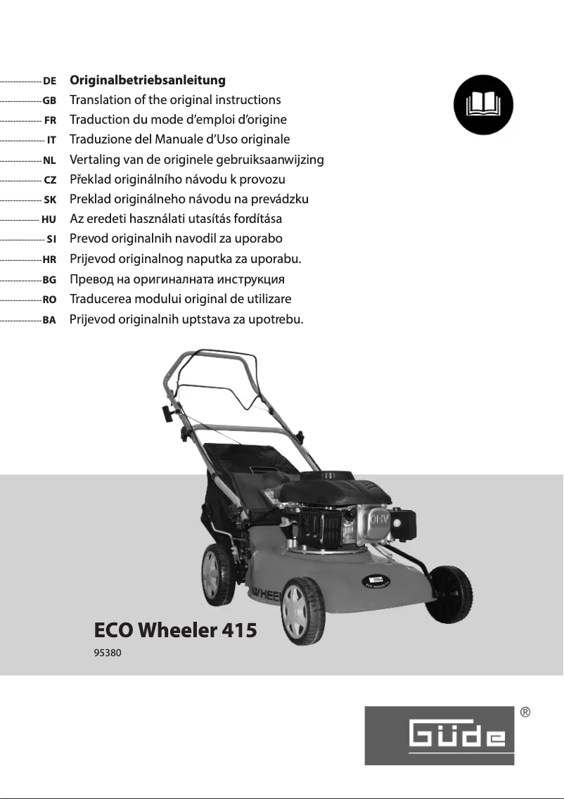 First page image of the manual for 415