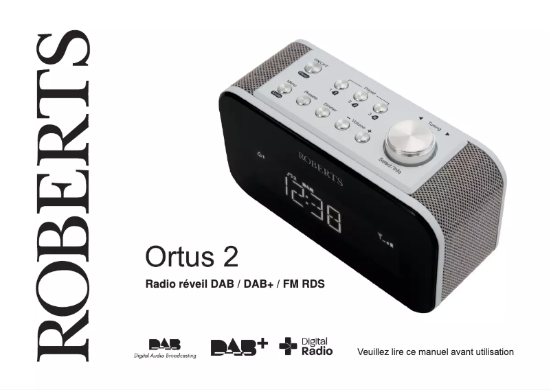 Page 1 of the manual User Manual Roberts Ortus 2