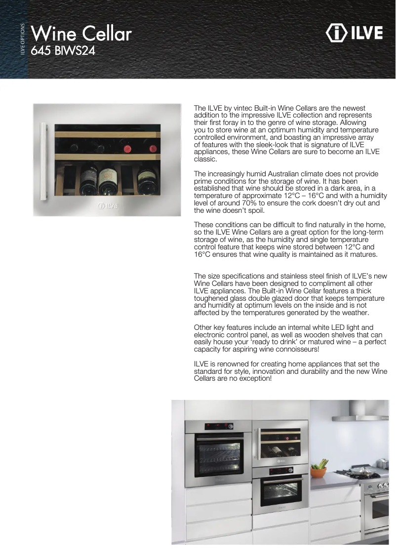 First page image of the manual for 645BIWS24