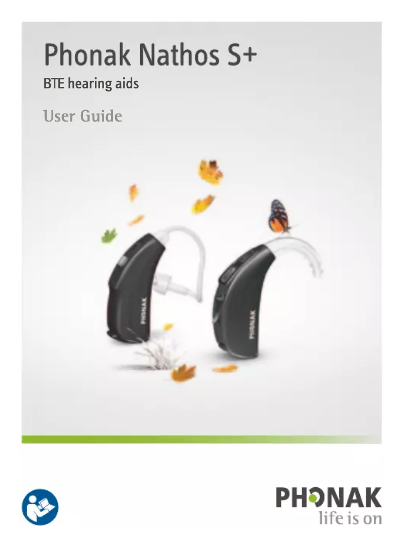 Page 1 of the manual User Manual Phonak Nathos S+