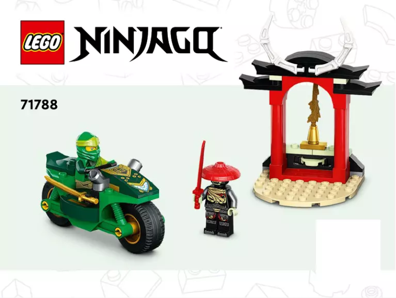 First page image of the manual for Ninjago 71788