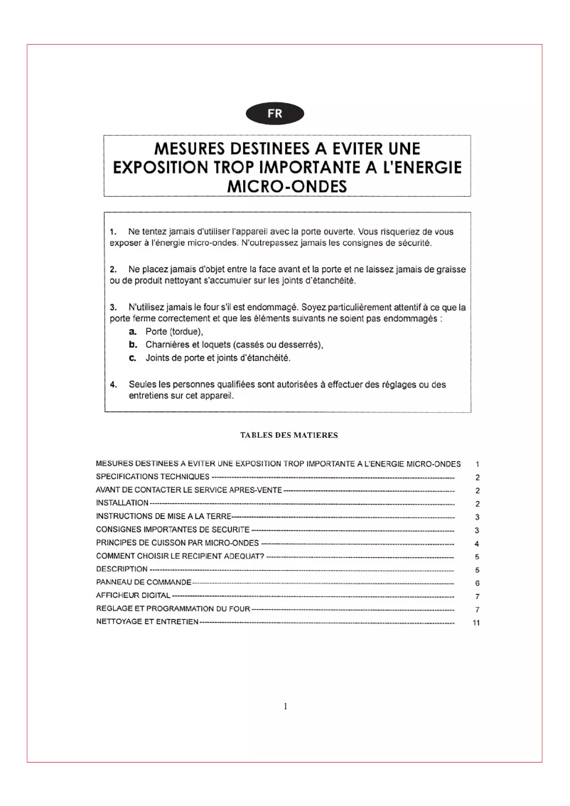 First page image of the manual for BMG 25-8EL