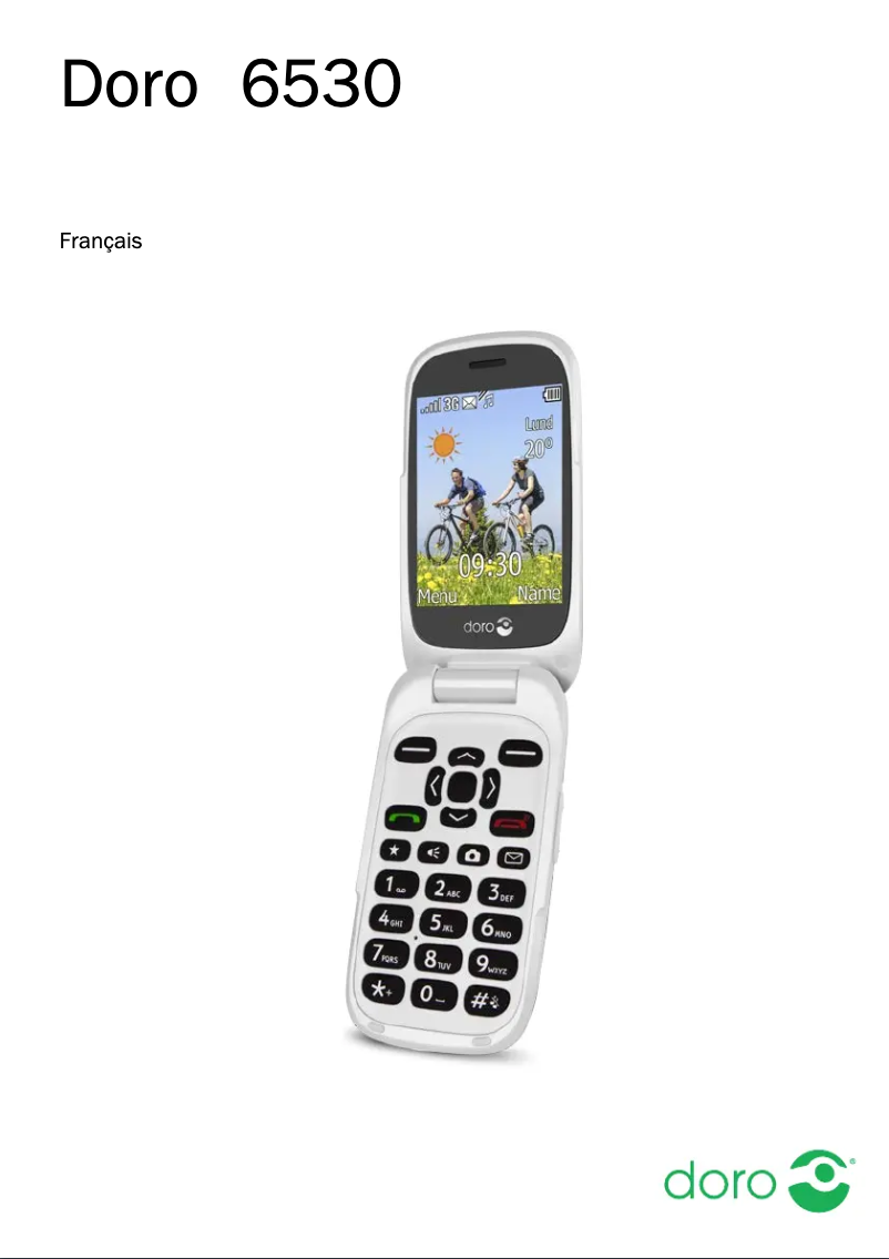 Page 1 of the manual User Manual Doro PhoneEasy 6530