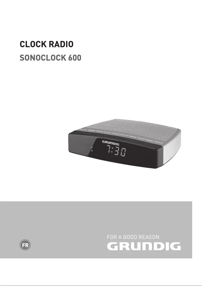 First page image of the manual for Sonoclock 600