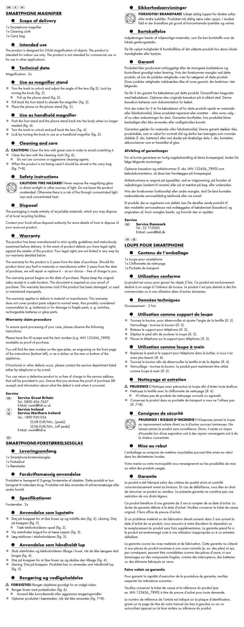 Image de la première page du manuel de l'appareil HG05344