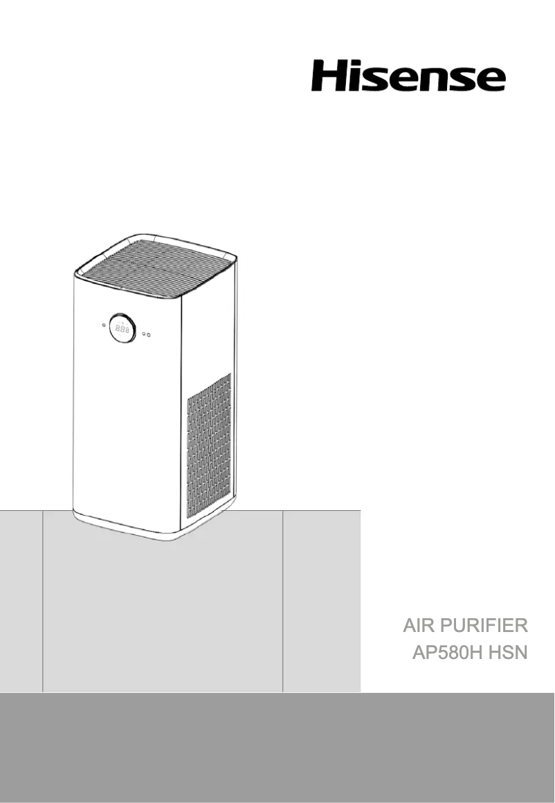 Page 1 of the manual User Manual Hisense AP580H
