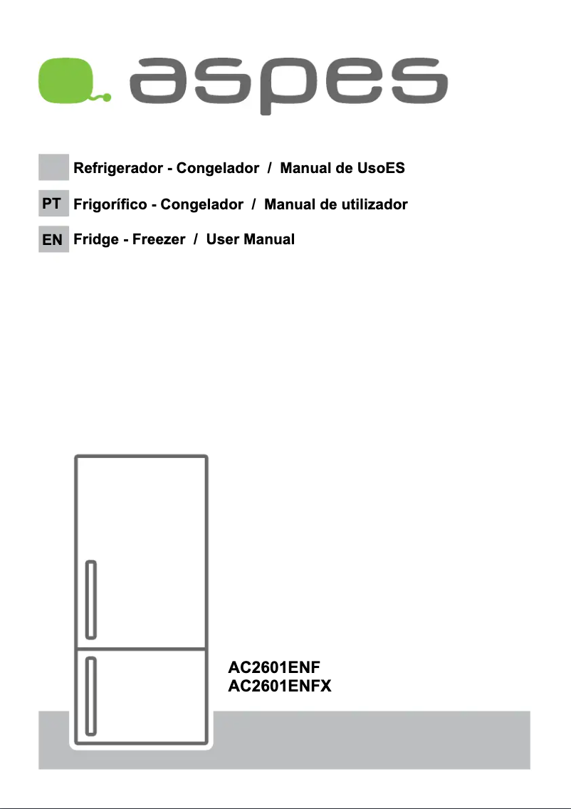 First page image of the manual for AC2601ENF