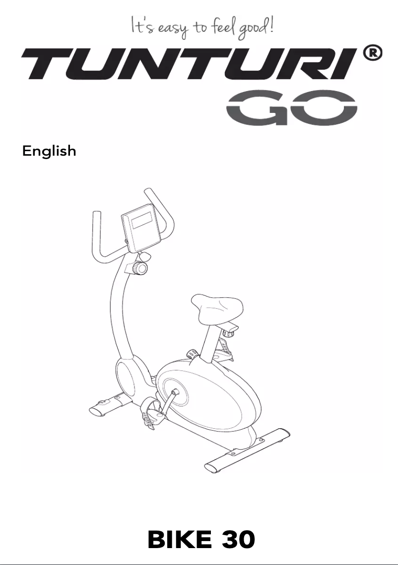 First page image of the manual for Go Bike 30