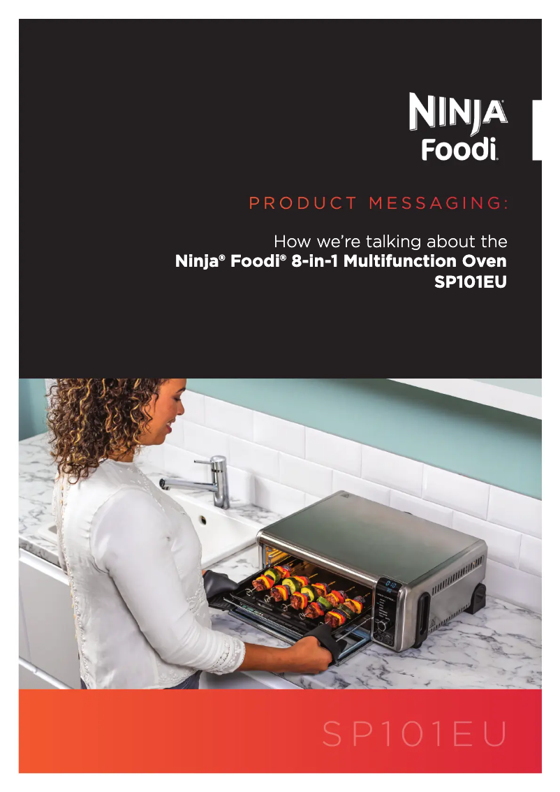 Image de la première page du manuel de l'appareil Foodi SP101EU