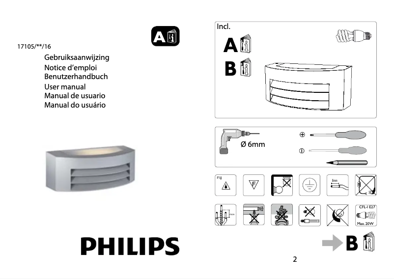Page 1 de la notice Manuel utilisateur Philips Ecomoods Fragrance