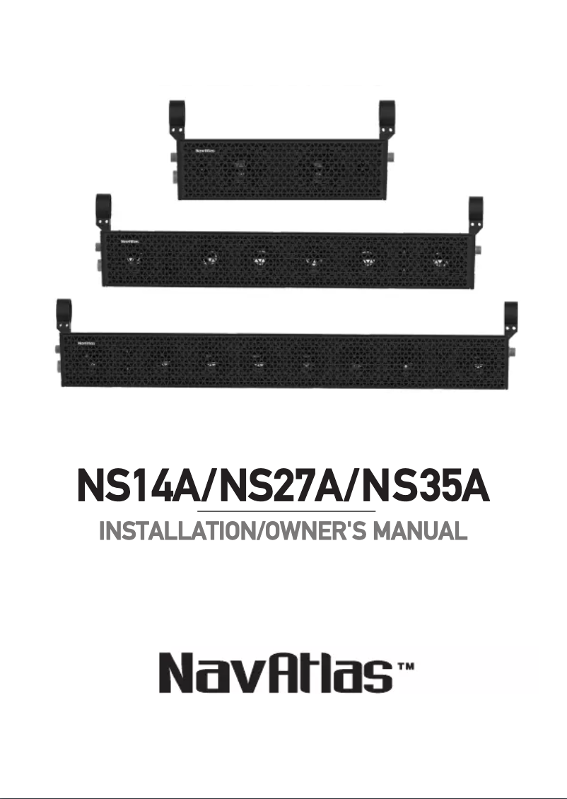 First page image of the manual for NS27