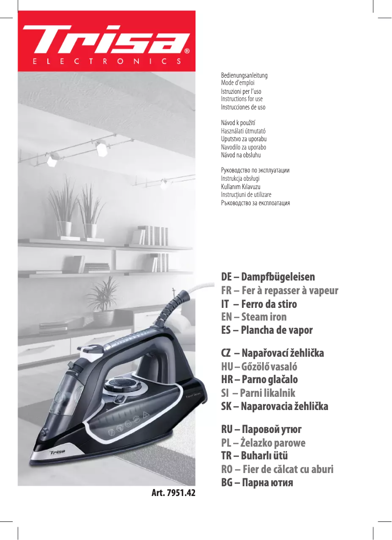 Page 1 of the manual User Manual Trisa 7951.42
