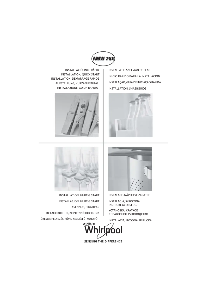 Page 1 of the manual User Manual Whirlpool AMW 761/IXL