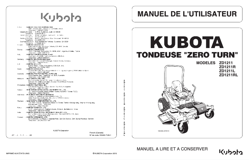 First page image of the manual for ZD1211