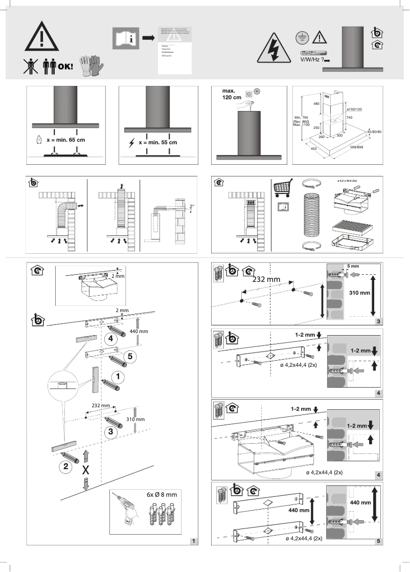 First page image of the manual for WS90292IM