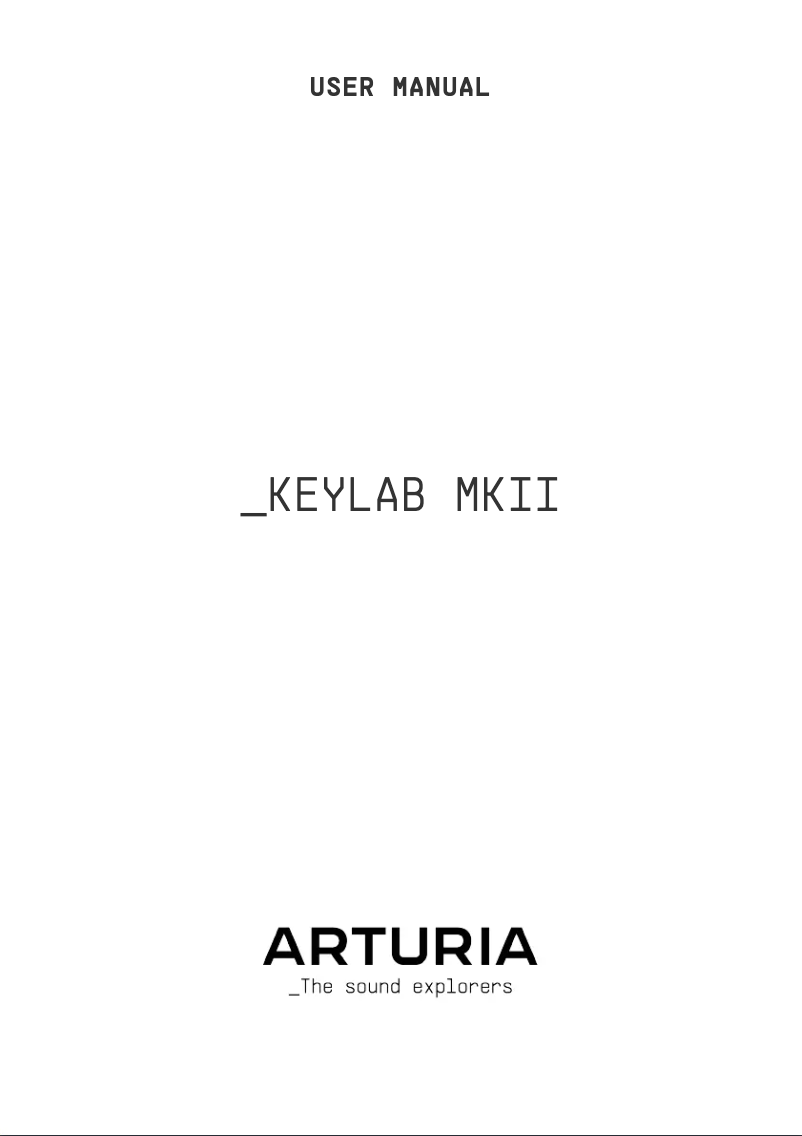 First page image of the manual for Keystep MkII